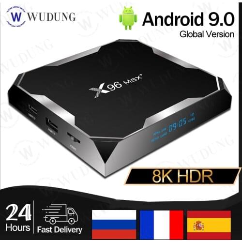High Quality X96 Max Plus Smart TV Box Amlogic S905X3 Box CPU 2.4G&5.0GHZ Dual Wifi Media Player HDR+ BT4.0 8K HD Set Top Box