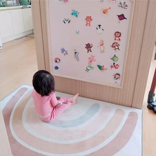 Rainbow Baby Play Mat Kids Crawling Carpet Floor Rug Children Tents Blanket Bedroom Living Room Decoratioin Girl Birthday Gift