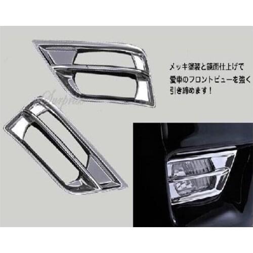 For ALPHARD VELLFIRE 20 Series Fog Light Box Plating Decoration Sticker Frame
