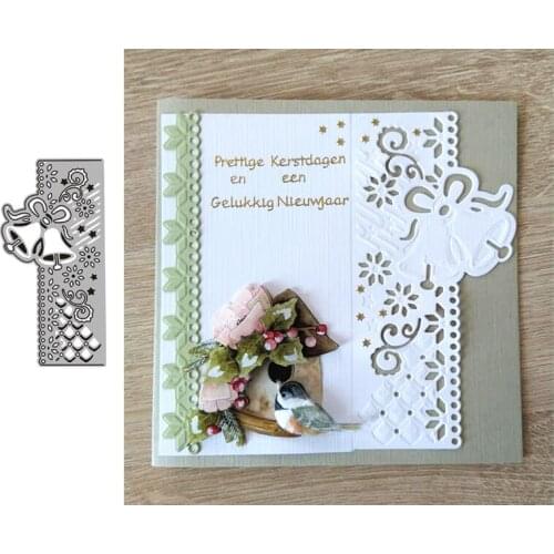 Christmas Bell Lace Cutting Dies New Dies Scrapbooking Mold Cut DIY Handmade Tools Craft Decoration Metal Cutting Dies New 2021