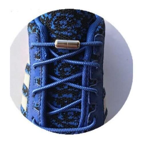 New Coming Dotted Metal Clasp Shoe Laces Elastic Shoelaces Shoestrings Running/Triathlon/Sports Fitness