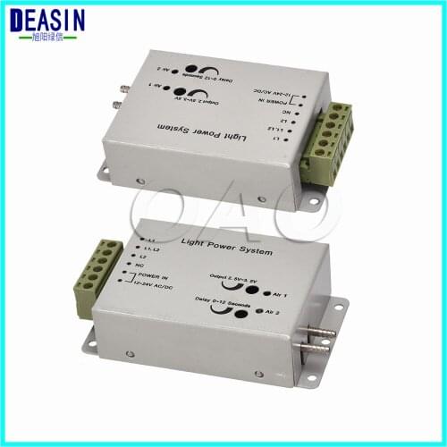 Good quality 2 PCS Dental Dental Fiber Optic Handpiece Light Power control box