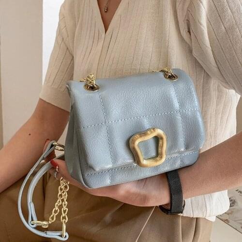 Embroidery Thread Crossbody Bag For Women 2021 New Quality PU Leather Womens Designer Handbag Luxury Brand Small Shoulder Bag