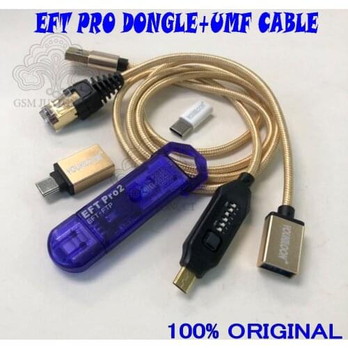 THE NEWEST Original EFT Pro 2 Dongle / EFT pro Key 2 IN 1 DONGLE + ( UMF ) ALL BOOT CABLE