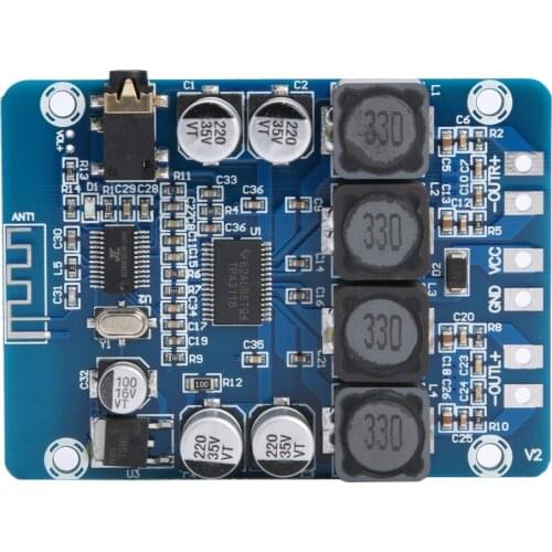 XH-M314 2 Channels Bluetooth Digital Amplifier Board 2x45W TPA3118 AUX Audio Stereo Receiver Module for Home Speaker