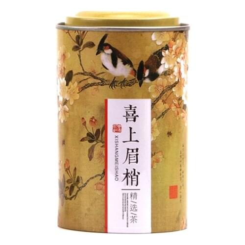 Xin Jia Yi Packaging Box Grade A Tinplate Round Large Size Sugar Tea Kitchen Storage Cases with China Style Print Gift Boxes