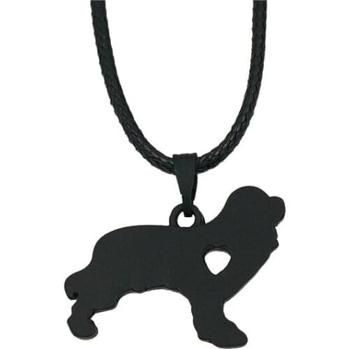 Fashion Cute Cavalier King Charles Spaniel Necklace Golden Retriever Dog Pendant Women Chain Necklace Animal Jewelry Gift