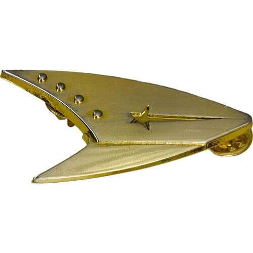 Star Cosplay Trek Badge Discovery Command Metal Badge Pip Pin Insignia Brooch Medical Badge Science Badge Collection Gift