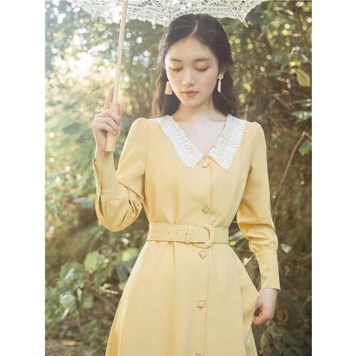 2019 new fashion womens clothing Autumn and winter long sleeve dress dresses