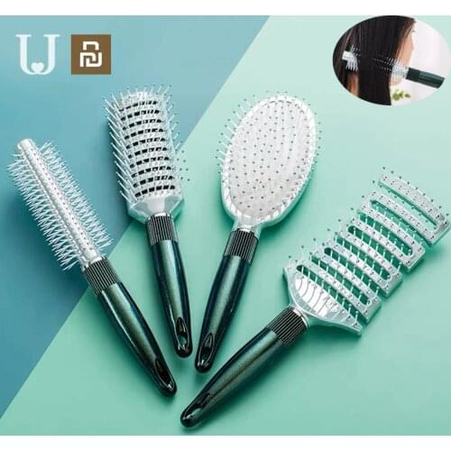 2020 Youpin Jordan&Judy Anti-static Massage Comb Curly Hair Comb Household Comb Hair Salon Professional Cylinder Roll Comb
