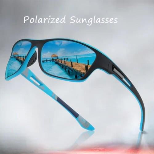 2021 Classic Square Polarized Sunglasses Men Women Sports Outdoor Beach Fishing Travel Colorful Sun Glasses UV400 Goggles