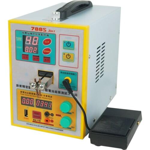 SUNKKO 788S Spot Welder New Upgrade 2.8KW Spot Welding Machine Spot Welding Battery USB Power Charging Test 18650 Battery As One