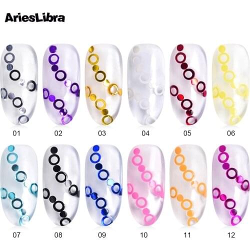 Пайетки для дизайна ногтей AriesLibra China At AliExpress