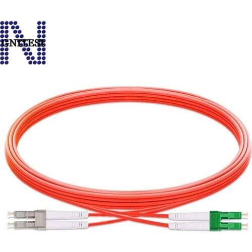 Free Shipping! Telecommunications LC APC-UPC Jumper Cable LC-LC Duplex Multimode Fiber Optical Patch Cord 5/10/15m