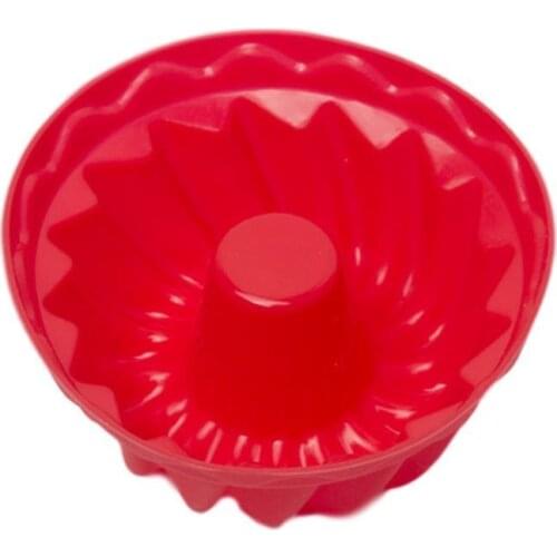 Large Hollow Round Kitchen Tools Non-Stick Silicone Multifunctional Baking Mould Mooncake Mousse Pudding Jelly