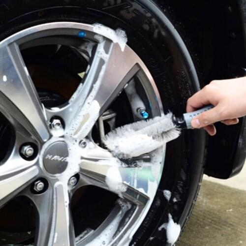 For peugeot 307 308 Seat FR Leon Ibiza Car Vehicle Wheel Hub Tire Rim Scrub Brush Washing Dust Cleaner Cleaning Tool FOR AUTO