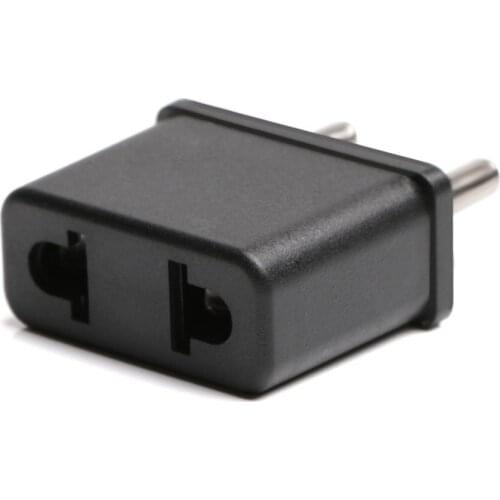 ECos 10PCS/Lot Portable US to EU AC Power Plug Travel Converter Adapter #969