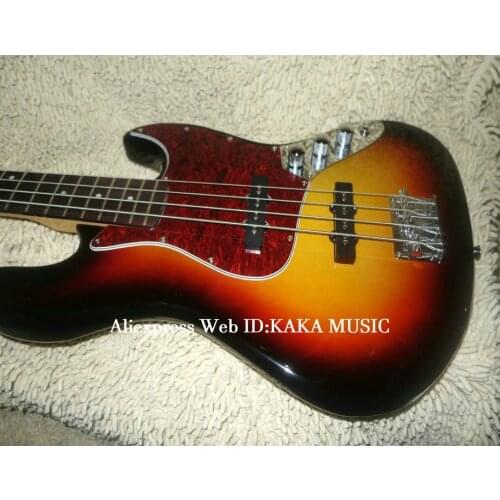 New Arrival 4 strings Sunburst Electric Bass Wholesale Guitars High Quality HOT
