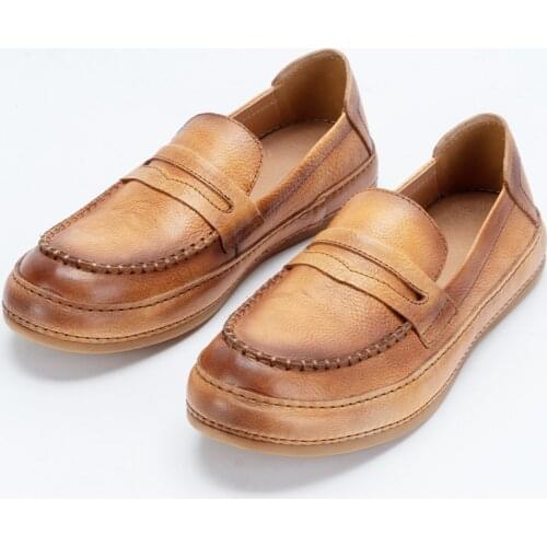 Genuine Leather Men Casual Shoes Luxury Brand Mens Loafers Moccasins Slip on Black Driving Shoes