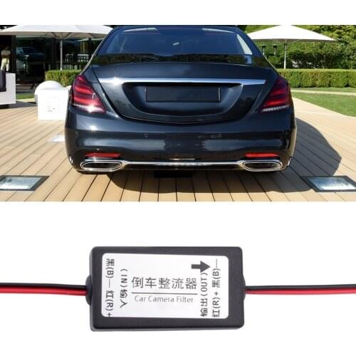 Power Relay Capacitor Filter Connector Auto Car Camera Filter for Car Parking Backup Reverse Rear View Camera