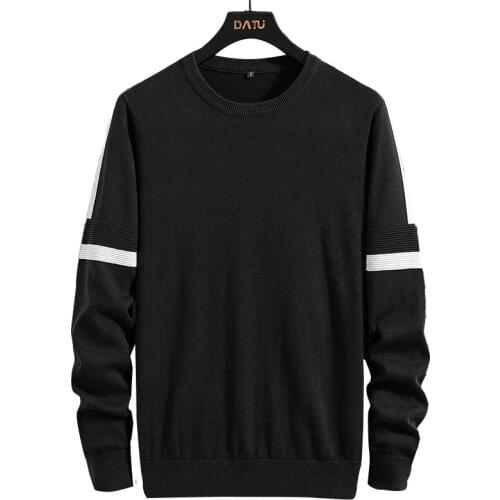 Mens new autumn/winter jacket full cotton stripe fashion casual multi-color joker wear sweater series size M,L,XL,XXL,XXXL