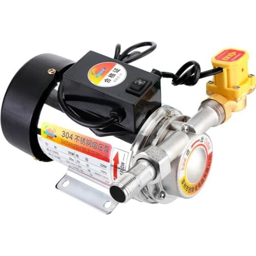 220VBooster Pump Household Automatic Solar Shower Bath Electric Water Heater Water Pump Pipeline Booster Pump Solar Water Pump