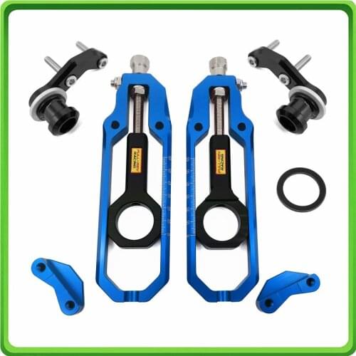 Motorcycle Chain Tensioner Adjuster with Spool fit for BMW S1000RR S1000R S1000XR 2015 2016 2017 2018 Black