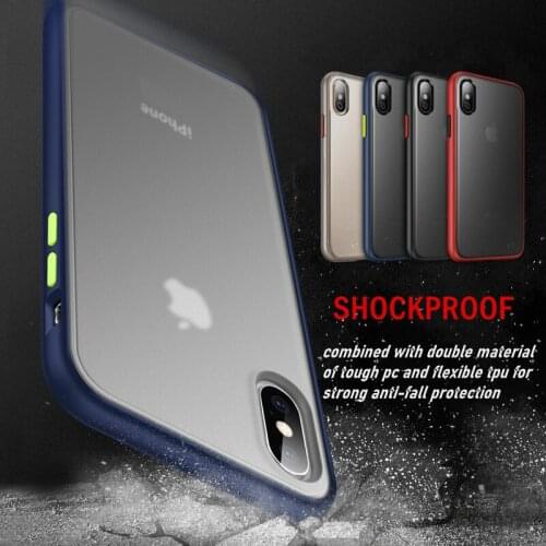 NEW Shockproof Armor Case For iPhone 11 XR X XS Max Transparent TPU Case Back Cover For iPhone 7 8 Plus Luxury Silicone Case
