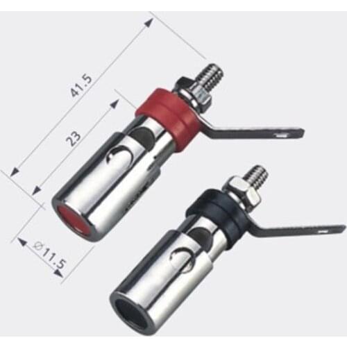 Wholesale 500pcs/lot Binding Post Speaker Terminal Spring Cable HIFI Audio Amplifier with nickel plated NCT051