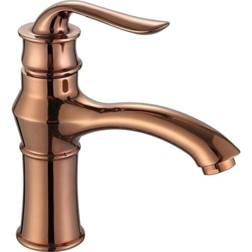 OLINIA bathroom faucets rose gold bathroom set faucet bathroom chrome ceramic core basin Faucets bathroom sink tap OL8230RG