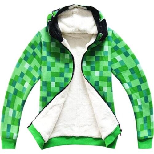 Game Anime Hoodies Boys Jackets Autumn Winter Girls Coat Creeper Fashion Hooded Sweatshirt Winter Warm Children Sweaters