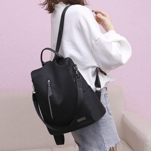 Women Oxford Waterproof Backpack Anti-theft School Bags For Teenagers Simple Style Rucksack Multifunction Backpack Travel Bags