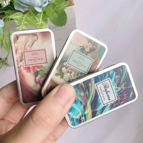 1PC Portable Case Solid Perfume Fragrances Women Men Solid Balm Mild Long Lasting Aroma Deodorant Fragrance Body Antiperspirant