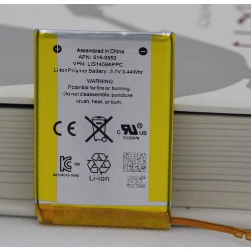 20pcs/lot 930mAh 616-0553 / LIS1458APPC Internal Li-Polymer Replacement Battery For iPod Touch 4th Generation 4 4g