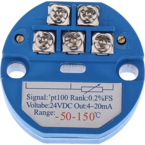 24V DC 4-20MA PT100 SBW -50 Temperature Sensor Transmitter Modules At 150 ° C