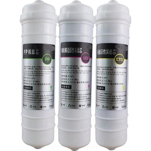 3/5pcs Reverse Osmosis RO Water Filters Replacement Set 10 inch Water Filter Cartridge for DIY Water Purifier