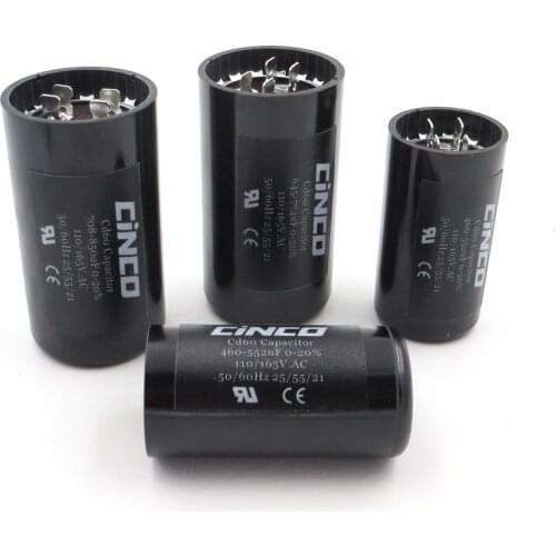88-108MFD 108-130MFD 124-149MFD 130-156MFD 145-176MFD 161-193MFD CD60 110V 125V 165V Motor Start Capacitor 110VAC 125V