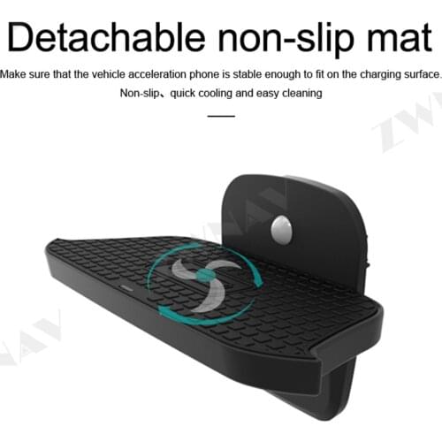 ZWNAV Car wireless charger for BMW MINI F55 / F56 2017-2019 smart car fast charging bracket iPhone Samsung IG