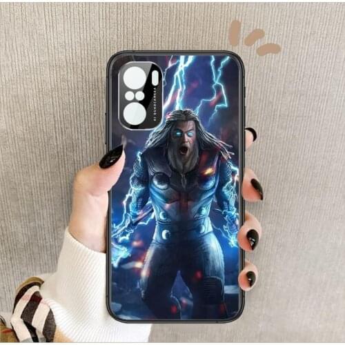 Thunder Thor Phone Case For xiaomi redmi POCO F1 F2 F3 X3 Pro M3 9C 10T Lite NFC Black Cover Silicone Back Prett mi 10 ultra cov