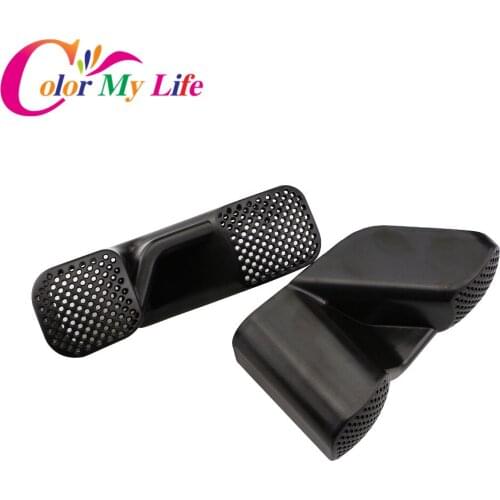 Color My Life Under Seat Air Outlet Vent Cover for Nissan Qashqai J11 2016 2017 2018 Car Rear AC Heat Floor Air Vent Covers