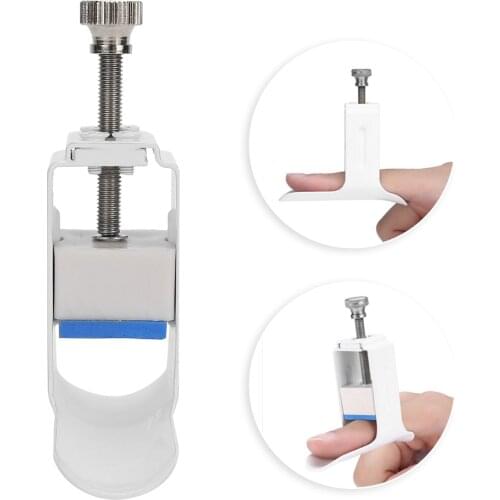Medical White Adjustable Finger Rehabilitation Machine Splint Hand Joint Support Brace Finger Straightener Arthriti Injury Fixer
