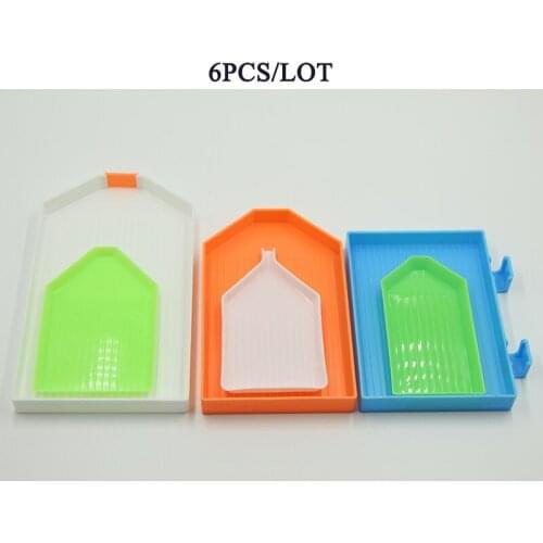 6pcs Different Size Plates 5D Diamond Painting Drill Plate DIY Tools Accessories Kit Diamond Art Plate