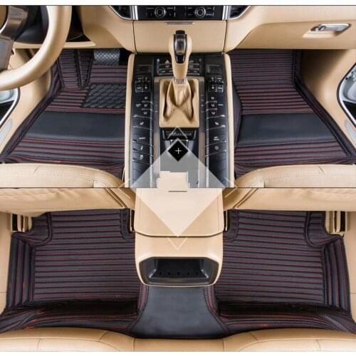 Full Covered No Odor Waterproof Carpets Durable Special Car Floor Mats for MITSUBISHI ASX GALANT LANCER OUTLANDER PAJERO GRANDIS