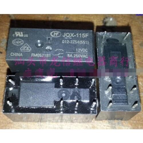 Relays JQX-115F 012-2ZS4(551) 115F-2C-24V