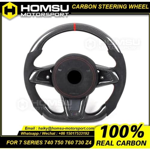 Custom alcantar Forged carbon fiber LED steering wheel For bmw i8 i3 Forged carbon fiber steering wheel