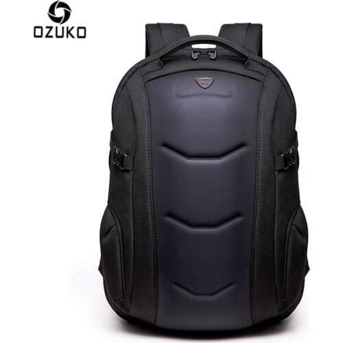 OZUKO Fashion Backpack Men Teenager 15.6 inch Laptop Backpacks Male Schoolbag Men Travel Bags Mochilas Waterproof Oxford