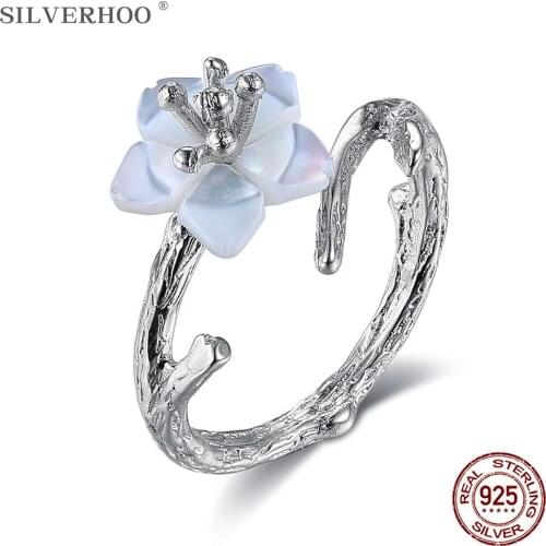 Белые кольца SILVERHOO China At AliExpress