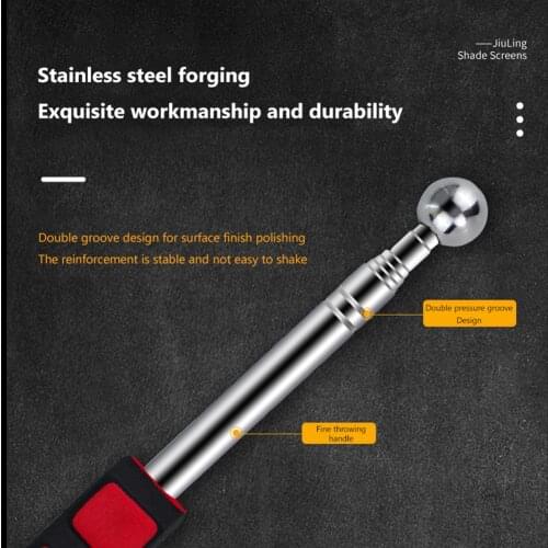 Telescopic Wall Inspection Hammer Ceiling Hollowing Sound Empty Drum Checker Sponge Handle House Test Tapping Tool