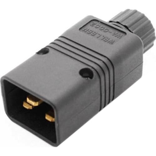 UPS Power IEC Male C20 Plug Power Cord Cable Plug Rewirable 16A / 250V Useful