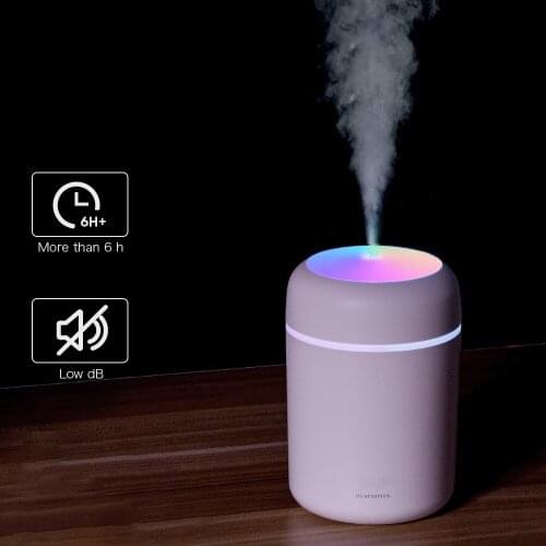 Humidifier Portable USB Ultrasonic Colorful Cup Aroma Diffuser Cool Mist Maker Air Humidifier Purifier With Light For Car Home